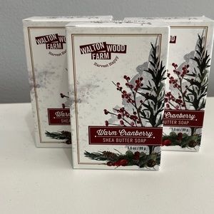 Set of 3 luxury bar shea butter soap